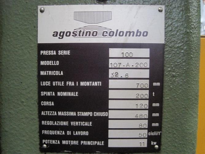 COLOMBO AGOSTINO 107.A.200